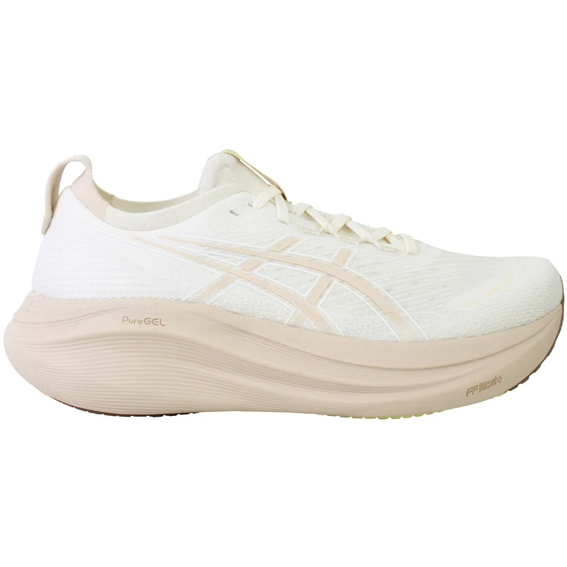 Asics Gel-Nimbus 27 Womens Beige Running Shoes 11