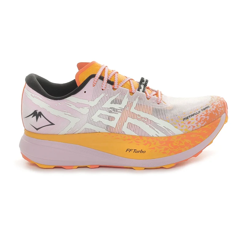 Scarpa da Trail Running Uomo Asics Metafuji Trail Rosa Arancione 43 1/2