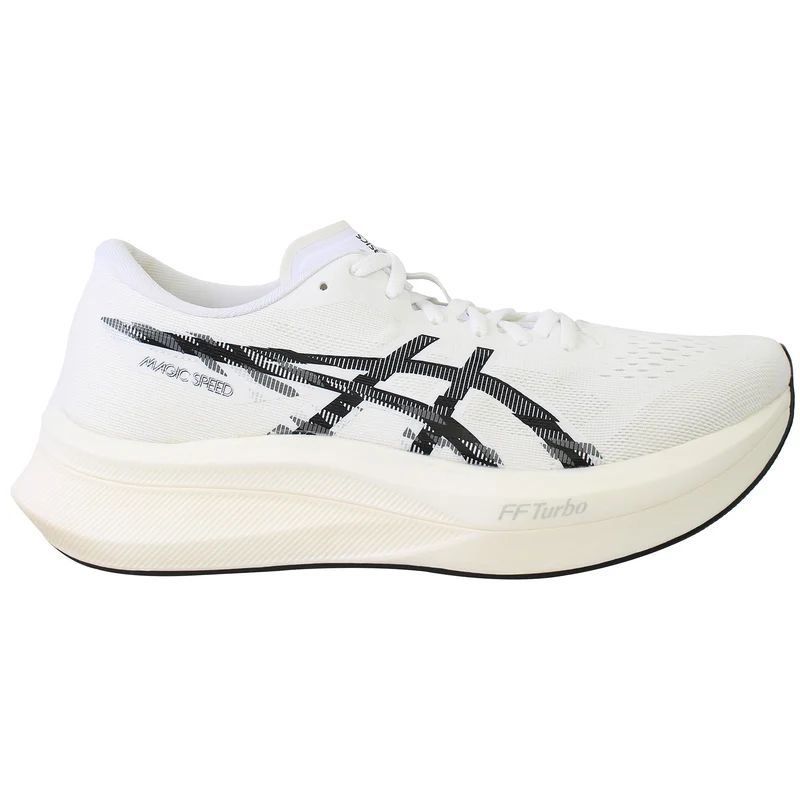 Asics Magic Speed 4 Mens White Running Shoes 6.5