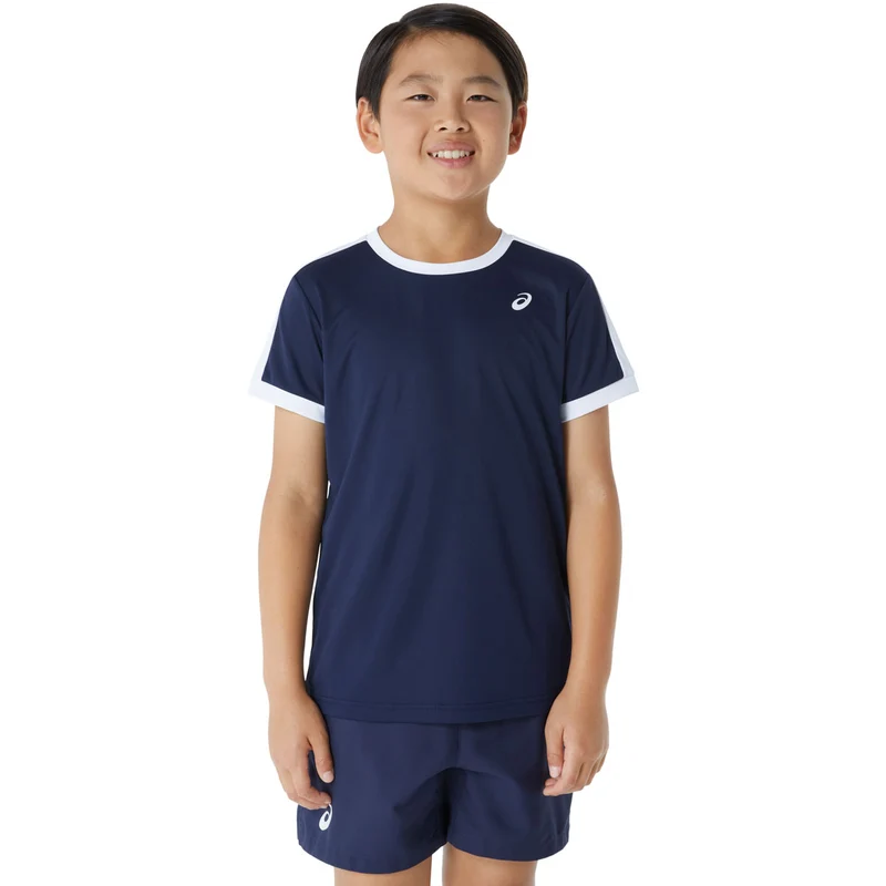 T-Shirt Bambino Asics Tennis Blu S