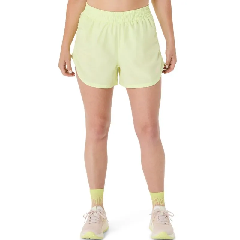 Shorts ASICS Nagino Run Adjustable 4In - Feminino - Amarelo - tam: P