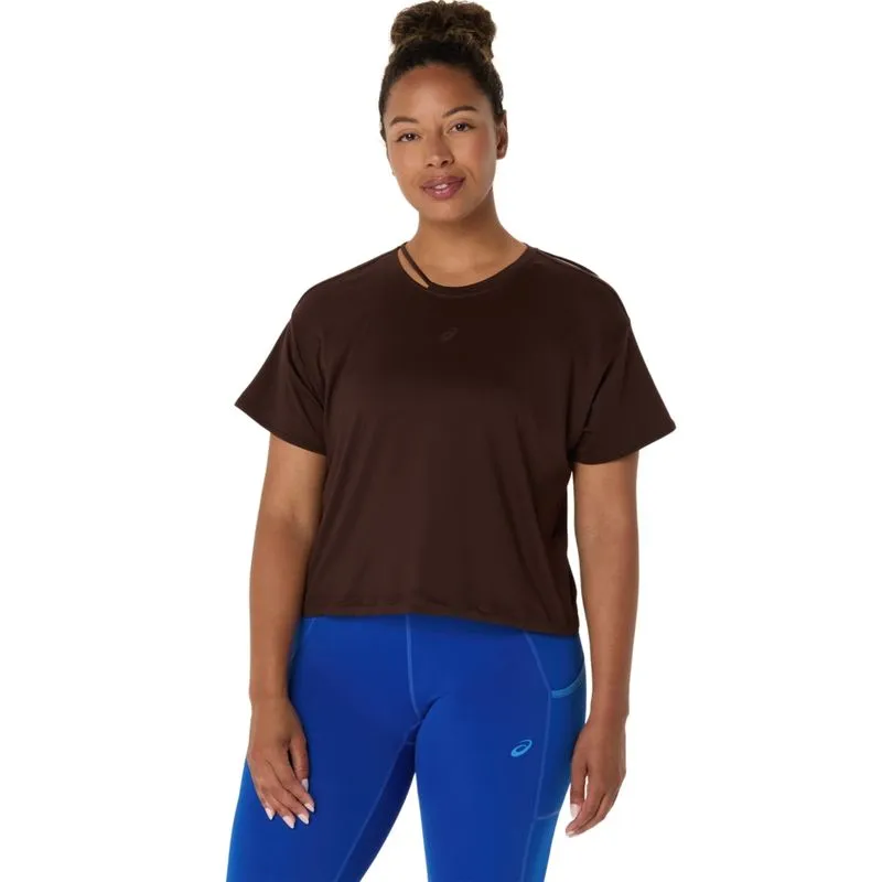 Camiseta ASICS Nagino Flex - Feminino - Marrom - tam: M