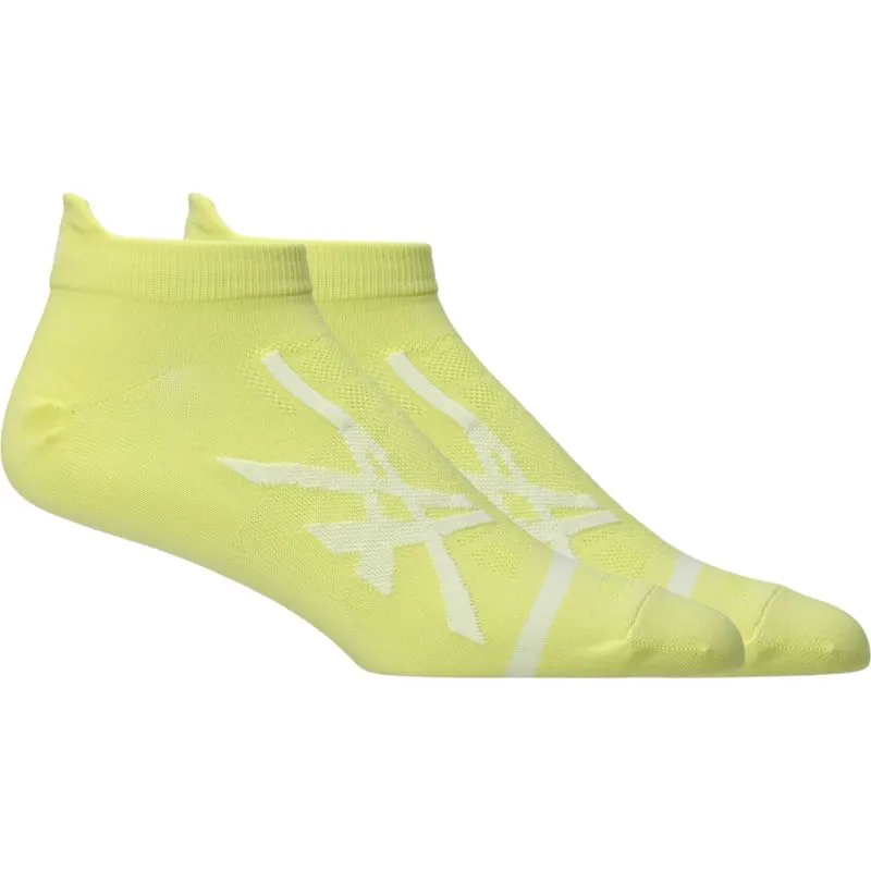 Meia ASICS Light Single Tab - Unissex - Amarelo/Branco - tam: G