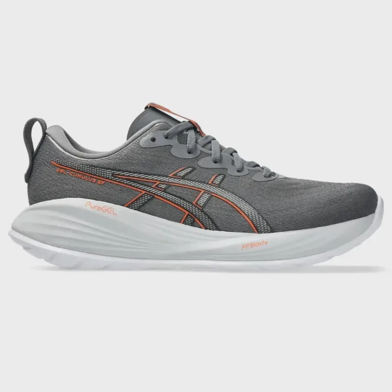 Tênis Asics Gel-Cumulus 27 - Cinza e laranja