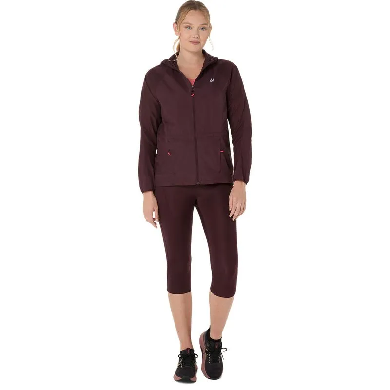 Campera Femenina Asics Road Packable Jacket - Purpura - L