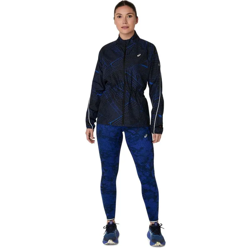 Campera Femenina Asics Road Lite-Show Packable Jac - Negro - XL