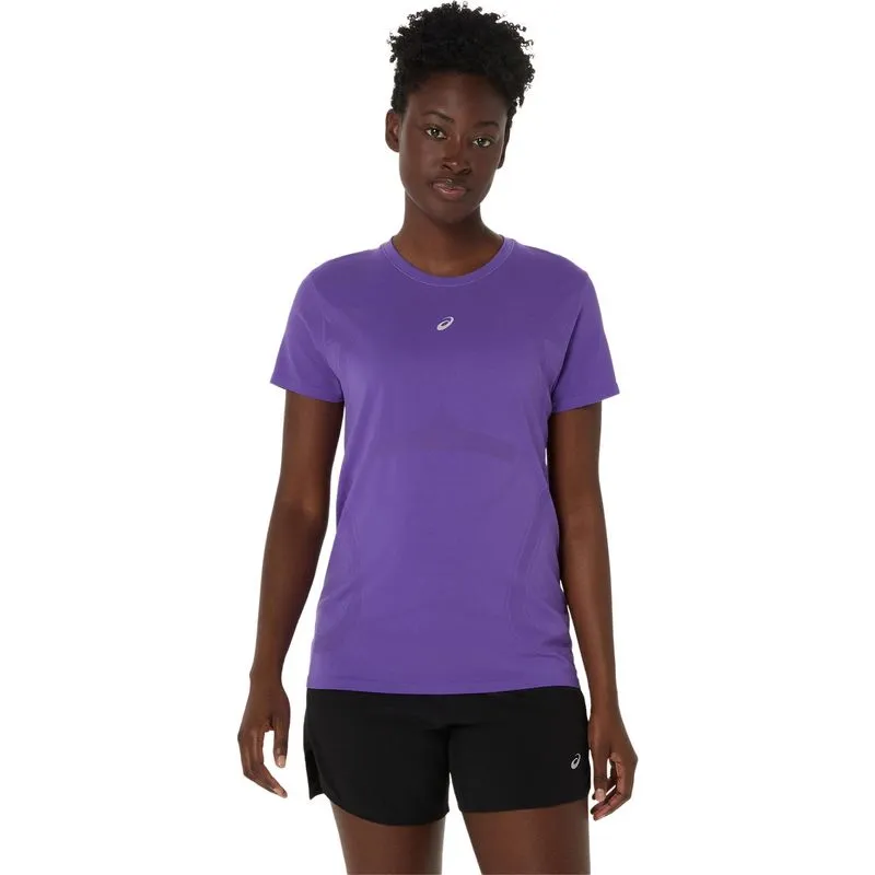 Remera Femenina Asics Road Seamless Ss Top - Purpura - XL