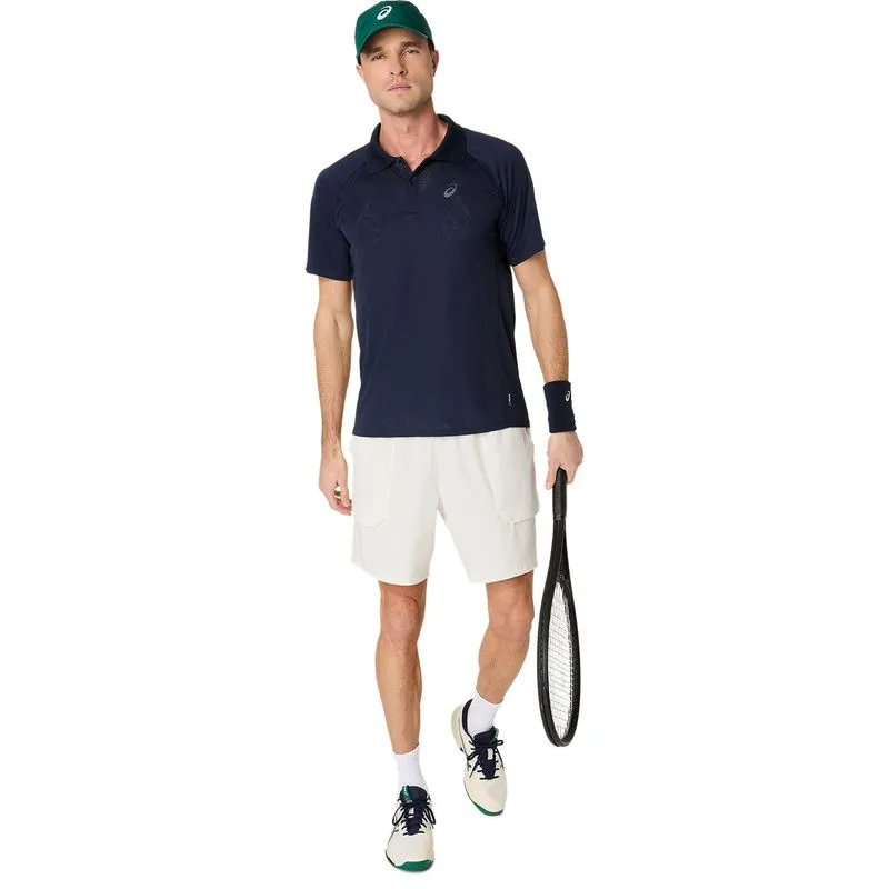 Polo Masculina Asics Match Actibreeze Polo-Shirt - Azul - XXL