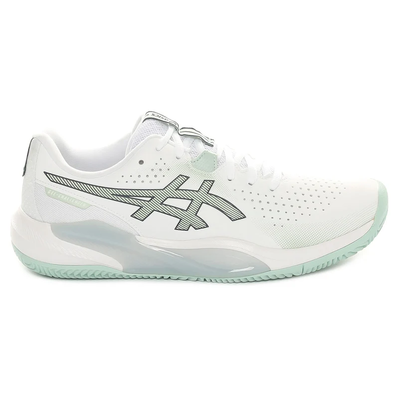 Scarpa da Tennis Uomo Asics Gel-Challenger 15 Clay Bianco Grigio 44