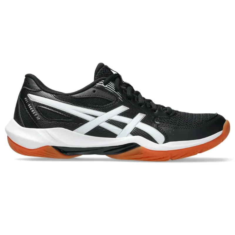 Tênis ASICS Gel-Rocket 12 - Feminino - Preto/Branco - tam: 35