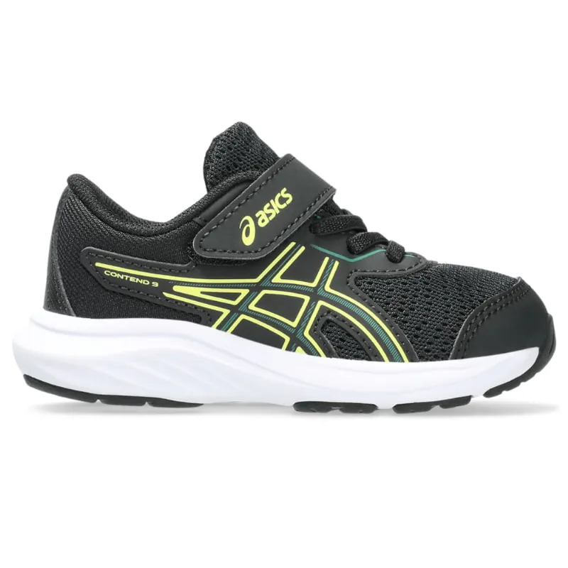 Tênis ASICS Contend 9 Ts - Infantil - Preto/Verde - tam: 23