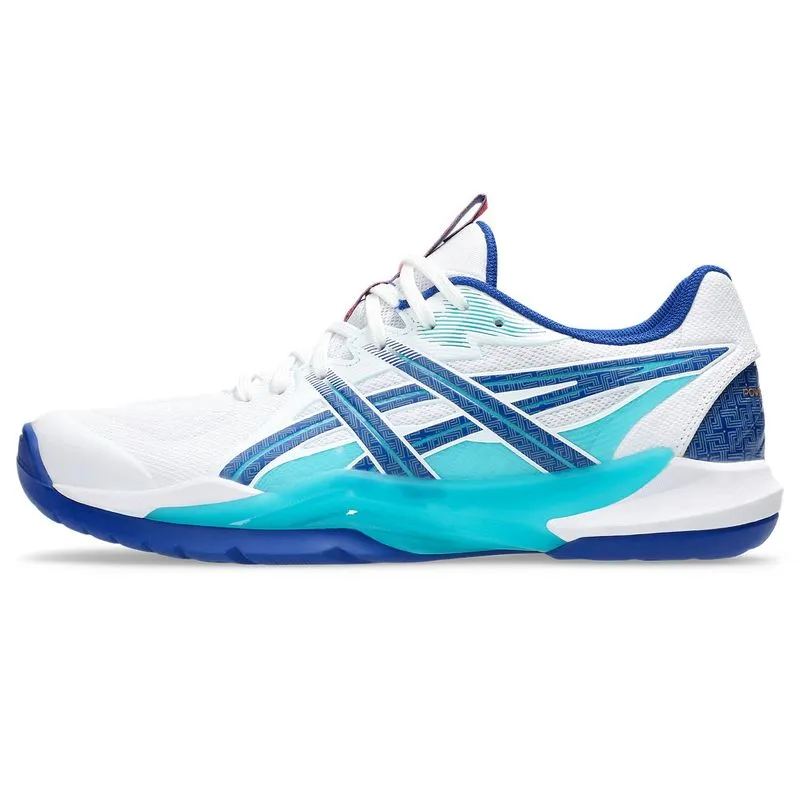 Tênis ASICS Powerbreak Ff - Masculino - Branco/Azul - tam: 45