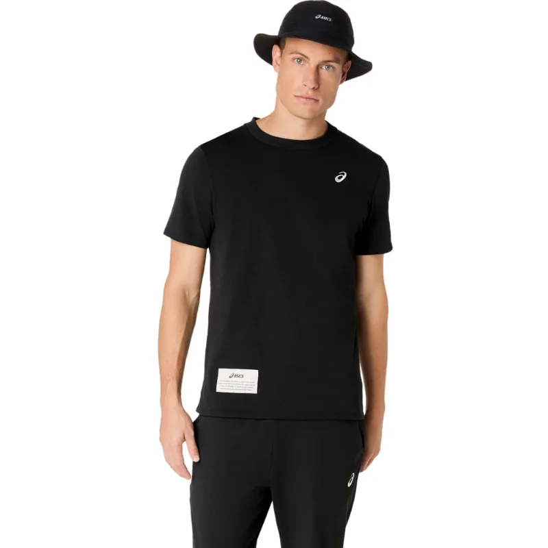 Camiseta ASICS Heavy Weight Knit Graphic - Masculino Preto G