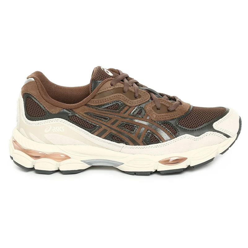 Sneakers Uomo Asics Gel Nyc Marrone Bianco 42