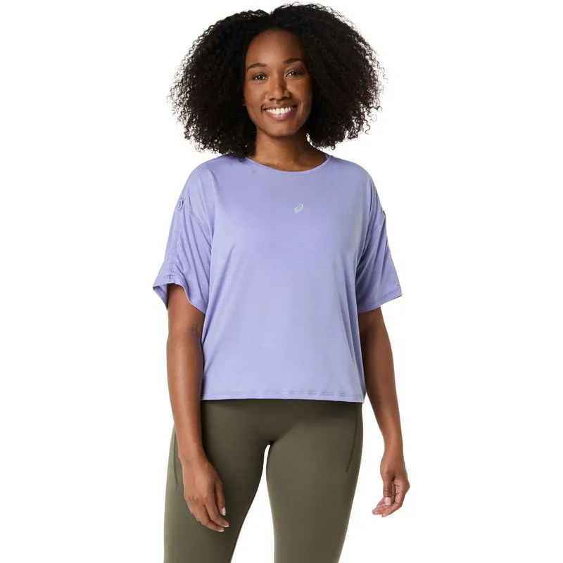Camiseta NAGINO RUN ADJUSTABLE SS TOP - Femenino - Morado - talla: M