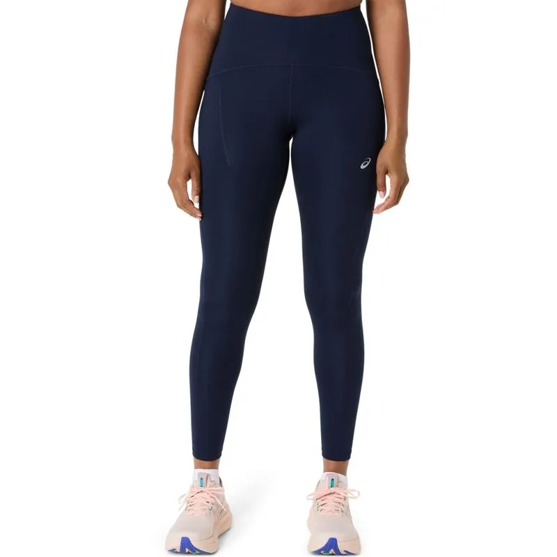 Calça ASICS Legging Road Cintura Alta - Feminino - Azul - tam: P
