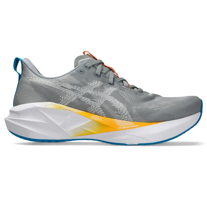 Tênis ASICS Novablast 5 - Masculino - Cinza/Branco - tam: 47