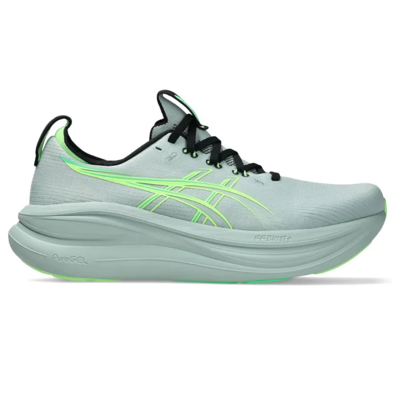 Tênis ASICS GEL Nimbus 28 - Masculino - Azul/Verde - tam: 37.5