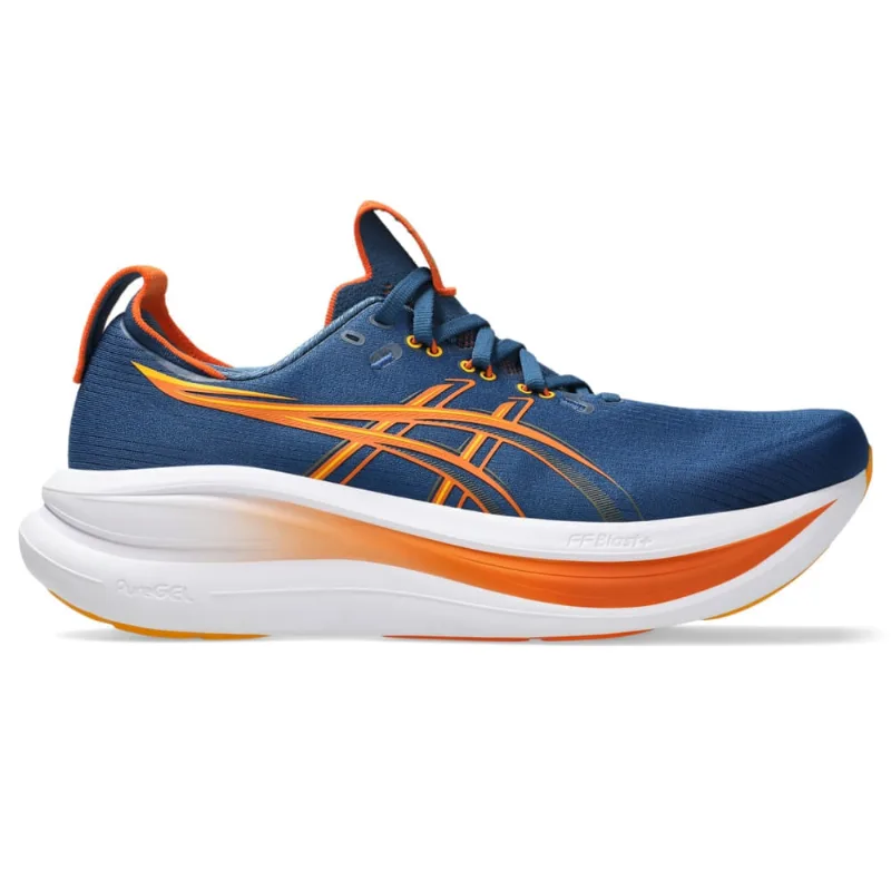 Tênis ASICS GEL Nimbus 28 - Masculino - Azul/Amarelo - tam: 46.5