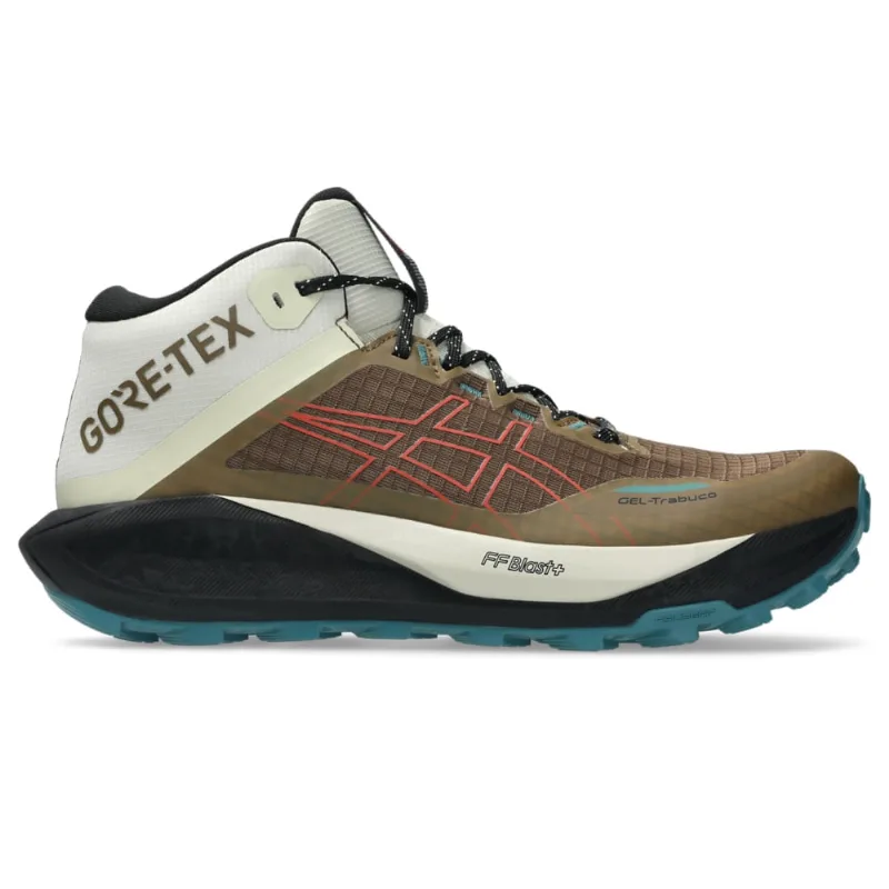 Tênis ASICS GEL-Trabuco MT Gtx - Masculino - Marrom/Vermelho - tam: 49