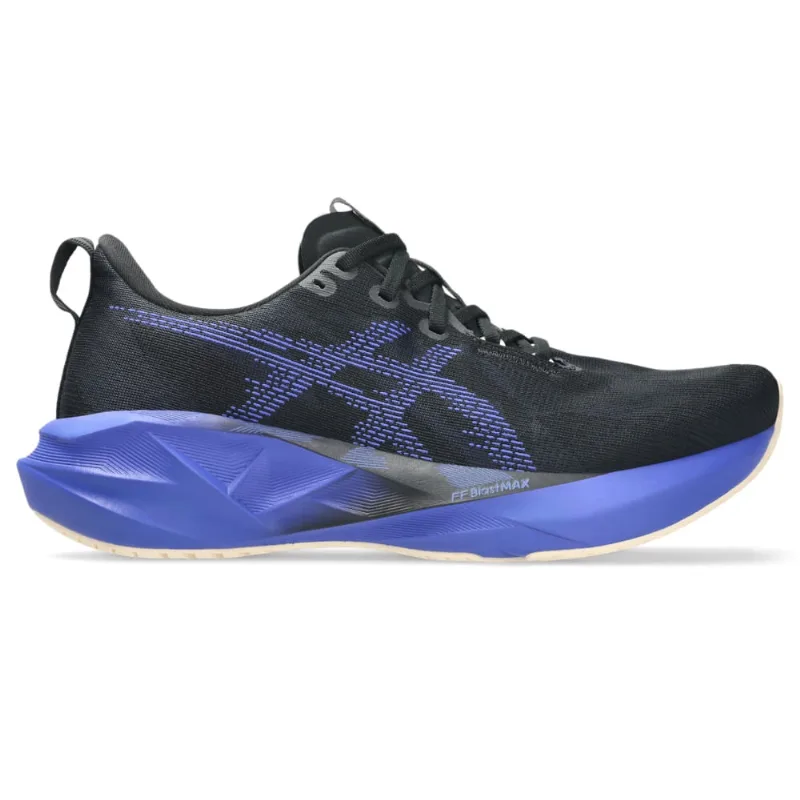 Tênis ASICS Novablast 5 - Masculino - Preto/Azul - tam: 47
