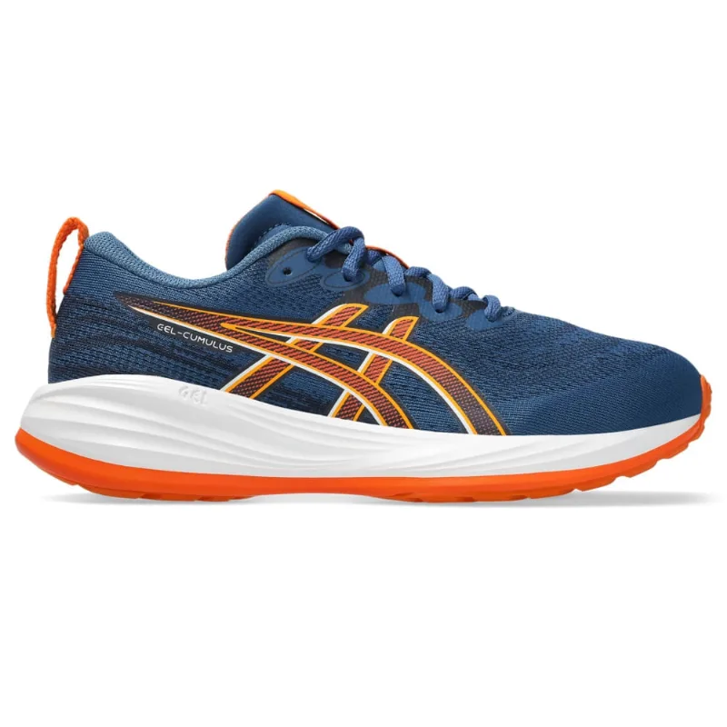 Tênis ASICS GEL-Cumulus 27 GS - Infantil - Azul/Branco - tam: 30.5