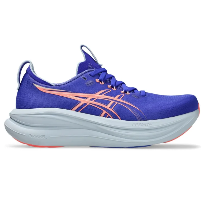 Tênis ASICS GEL Nimbus 28 - Feminino - Azul/Rosa - tam: 39
