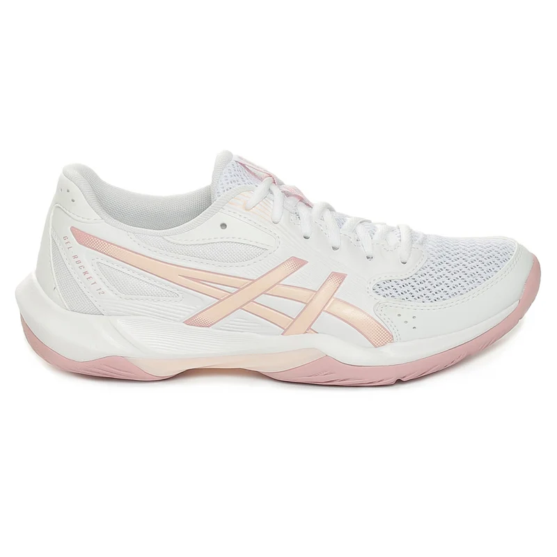 Scarpa da Volley Donna Asics Gel-Rocket 12 Bianco Rosa 39 1/2