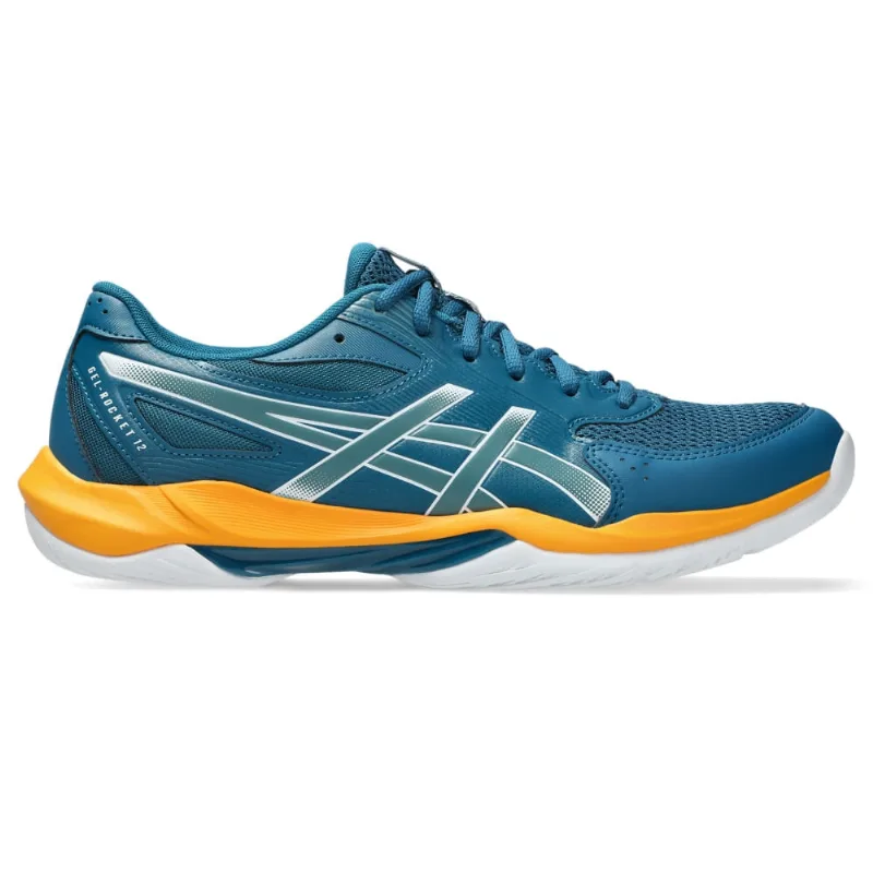 Tênis ASICS Gel-Rocket 12 - Masculino - Azul/Laranja - tam: 41.5