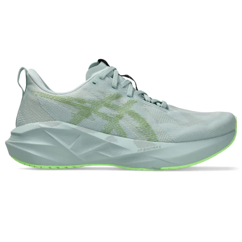 Tênis ASICS Novablast 5 - Masculino - AZUL/VERDE - tam: 46