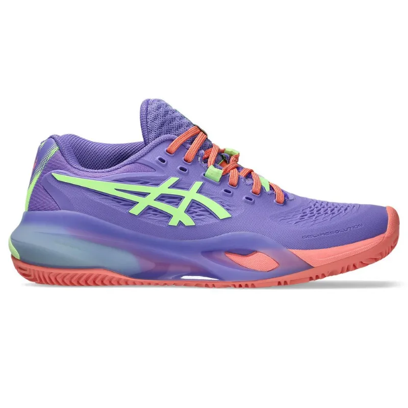Tênis ASICS Gel-Resolution X Padel - Feminino - Roxo/Verde - tam: 40.5