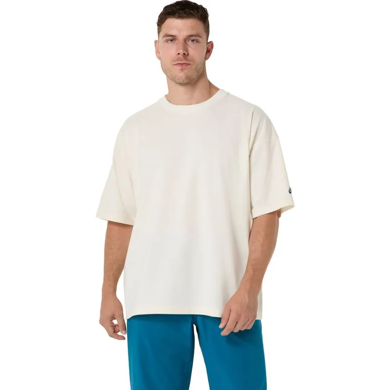 Camiseta ASICS Heritage Heavy Cotton Run City Tee - Beige - talla: 2XL