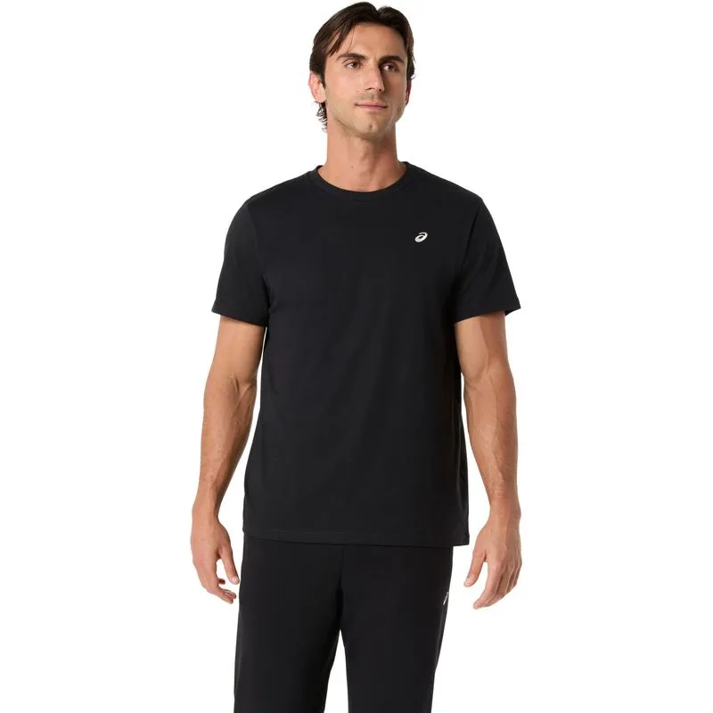 Camiseta ASICS SPIRAL EMBROIDERY TEE - Masculino - Negro - talla: 2XL