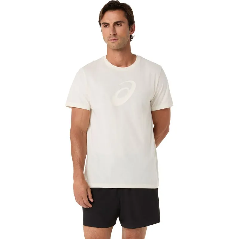 Camiseta ASICS SPIRAL GRAPHIC TEE - Masculino - Beige - talla: S