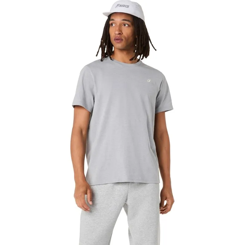 Camiseta ASICS SPIRAL EMBROIDERY TEE - Masculino - Gris - talla: 3XL