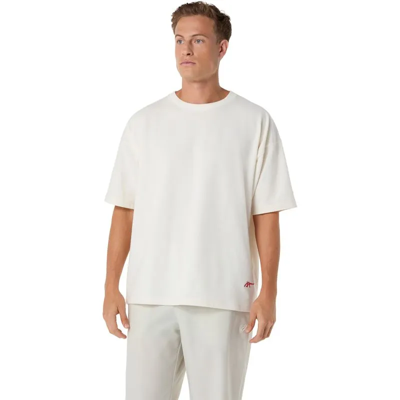 Camiseta ASICS Heritage Heavy Cotton Run City Tee - Beige - talla: L