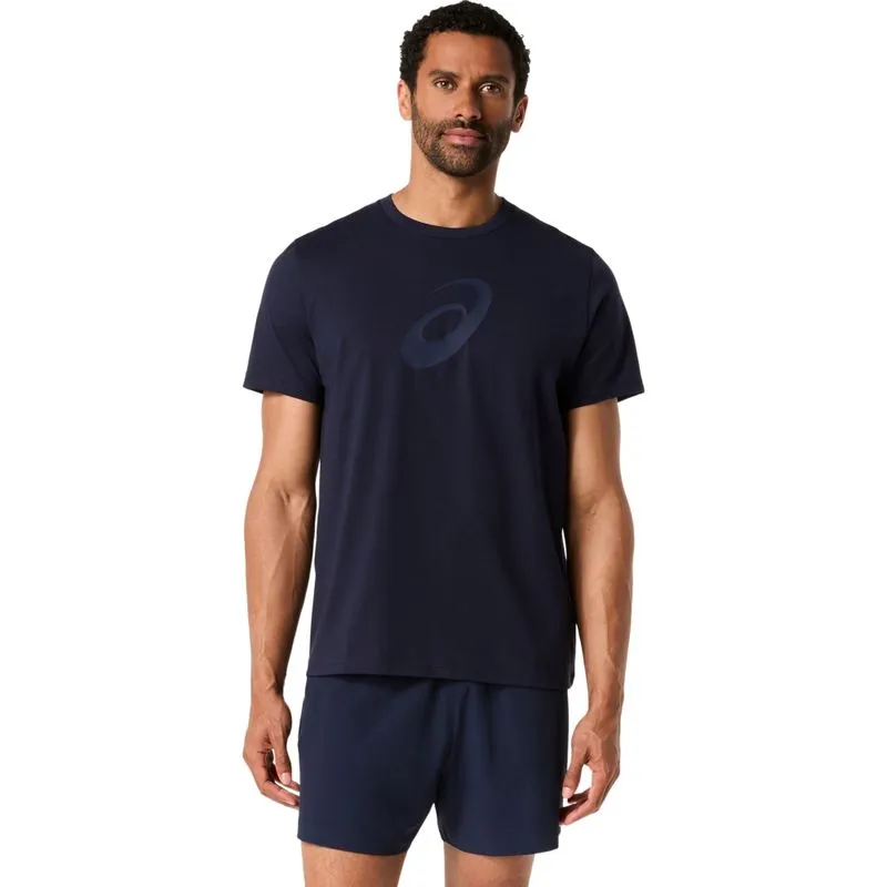 Camiseta ASICS Spiral Graphic - Azul - tam: M