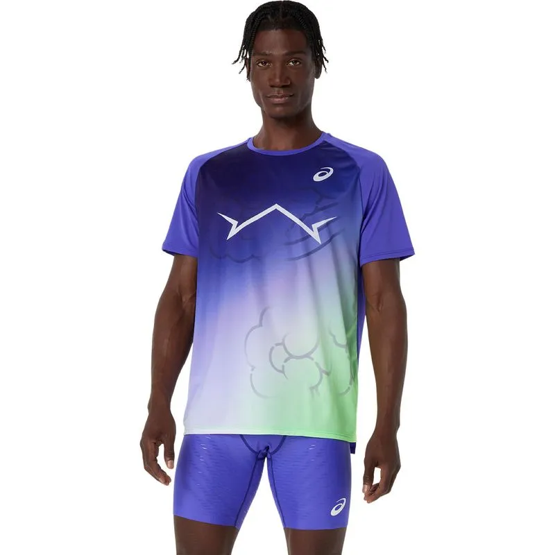 Camiseta ASICS Light Knit Short Sleeve Top - Negro - talla: L