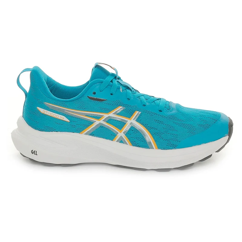 Scarpa da Running Bambino Asics GT-1000 14 GS Blu Bianco 35