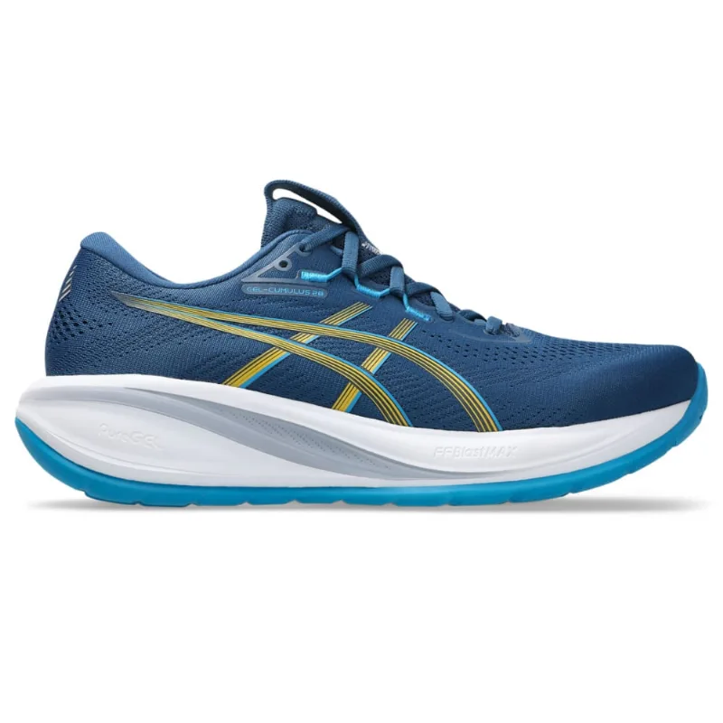 Tênis ASICS GEL-Cumulus 28 - Masculino - Azul/Laranja - tam: 39.5