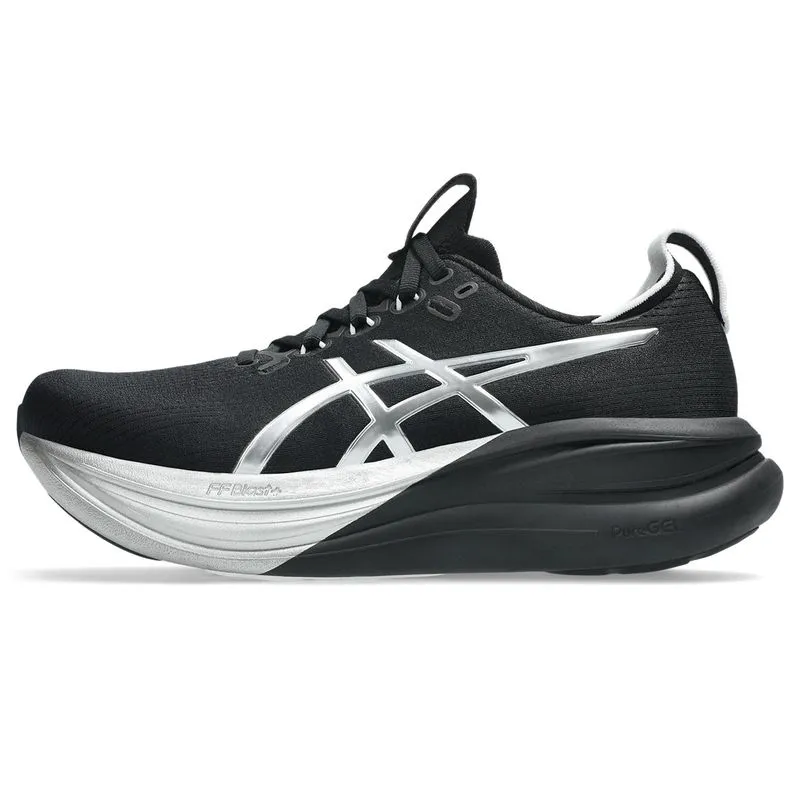 Tenis ASICS Gel-Nimbus 28 Platinum - Femenino - Negro - talla: 11.5