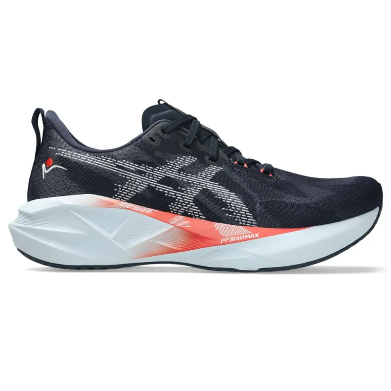 Tênis ASICS Novablast 5 São Silvestre - Unissex - Azul/Branco - tam: 39.5