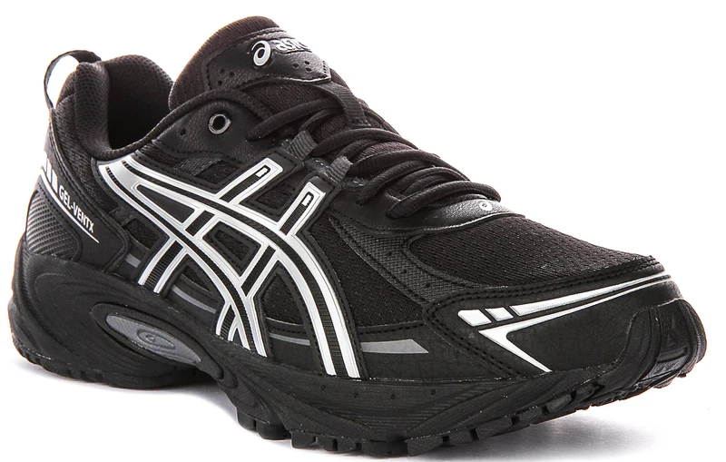 Asics Gel Ventx In Black Silver For Men 9 UK - 44 EU - 10M US / Black Silver