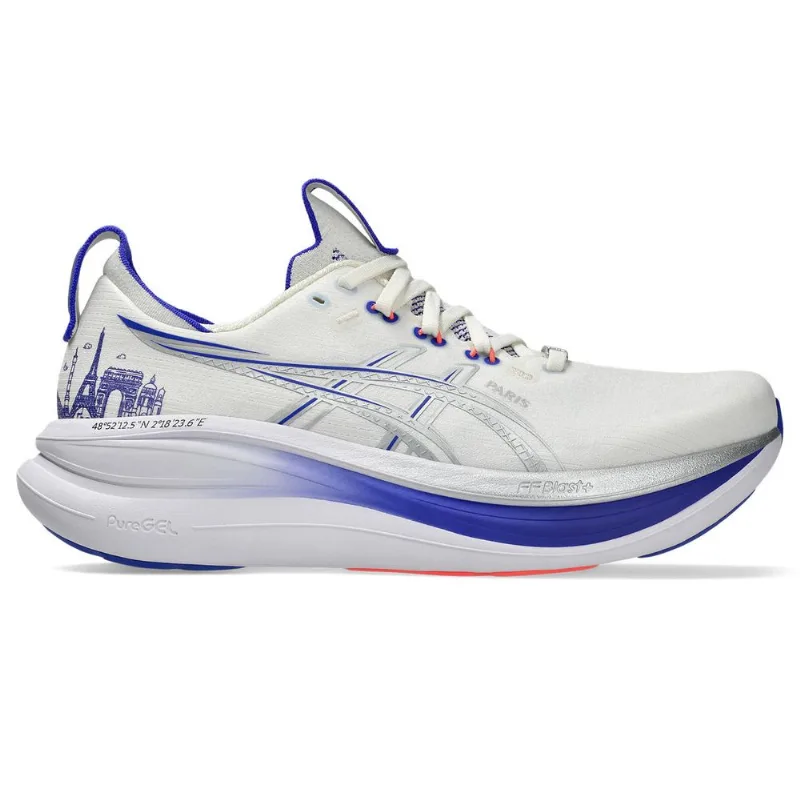 Tênis ASICS GEL Nimbus 28 - Feminino - Bege/Prata - tam: 42.5