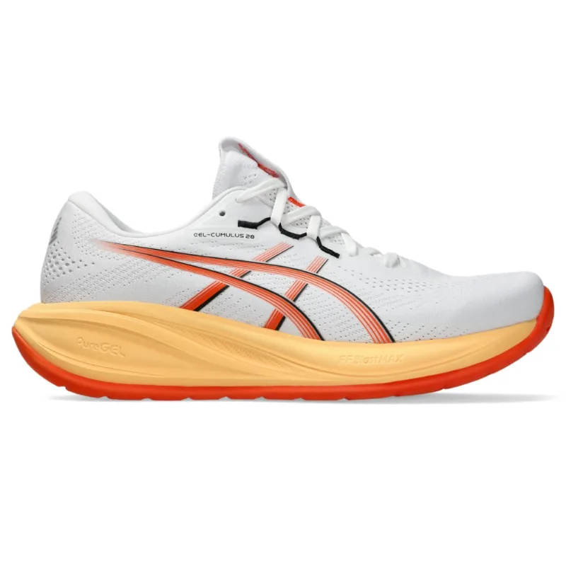 Tênis ASICS GEL-Cumulus 28 - Masculino - Branco/Laranja - tam: 49