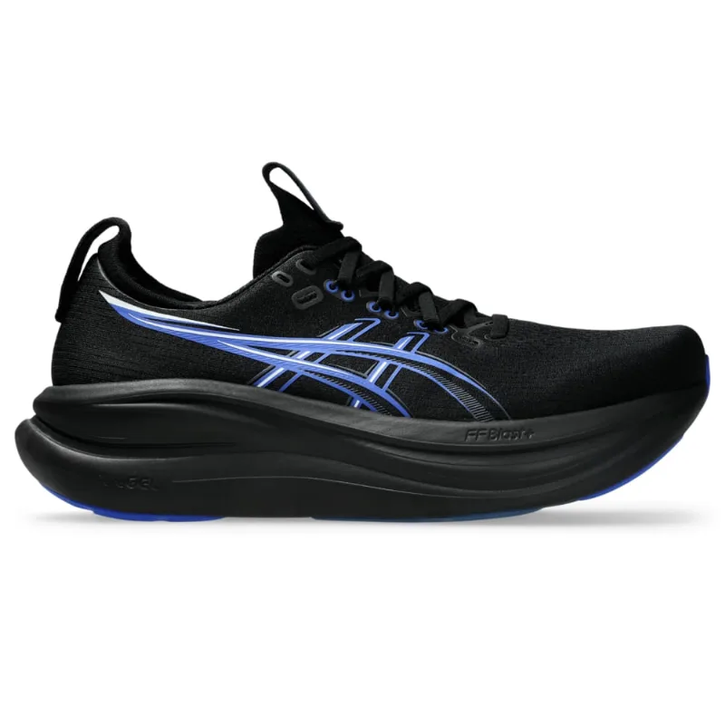 Tênis ASICS GEL Nimbus 28 - Masculino - Preto/Azul - tam: 49
