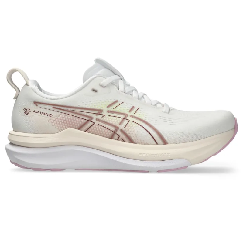Tênis ASICS GEL-Kayano 33 - Feminino - Branco/Roxo - tam: 43