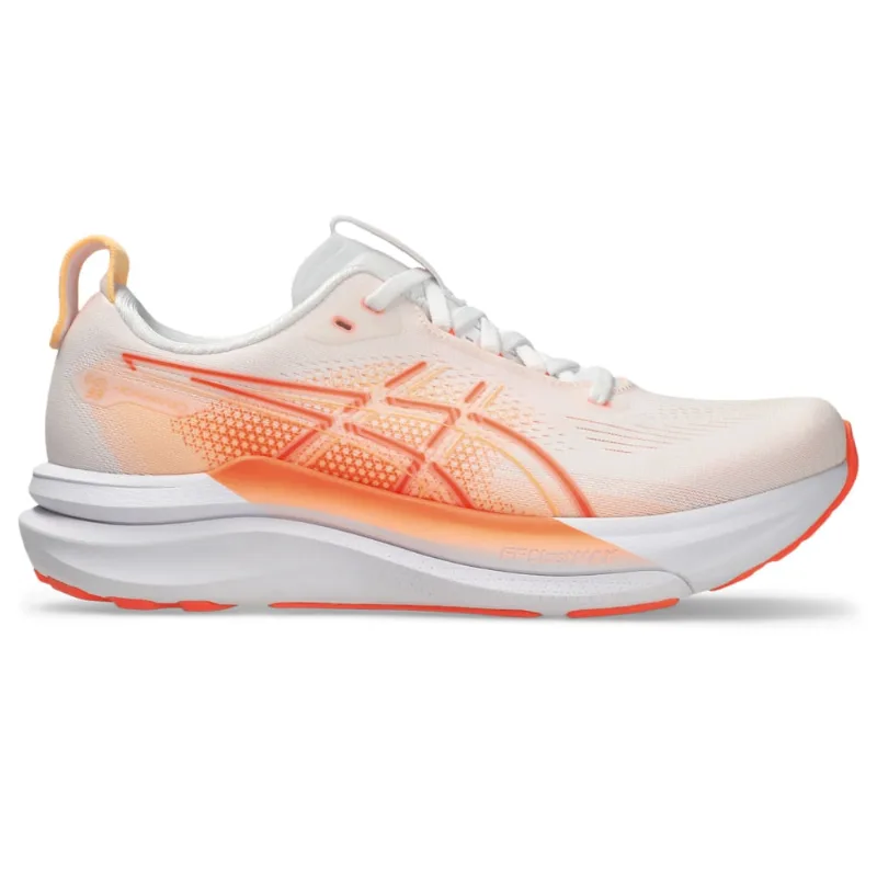 Tênis ASICS GEL-Kayano 33 - Feminino - Branco/Laranja - tam: 41