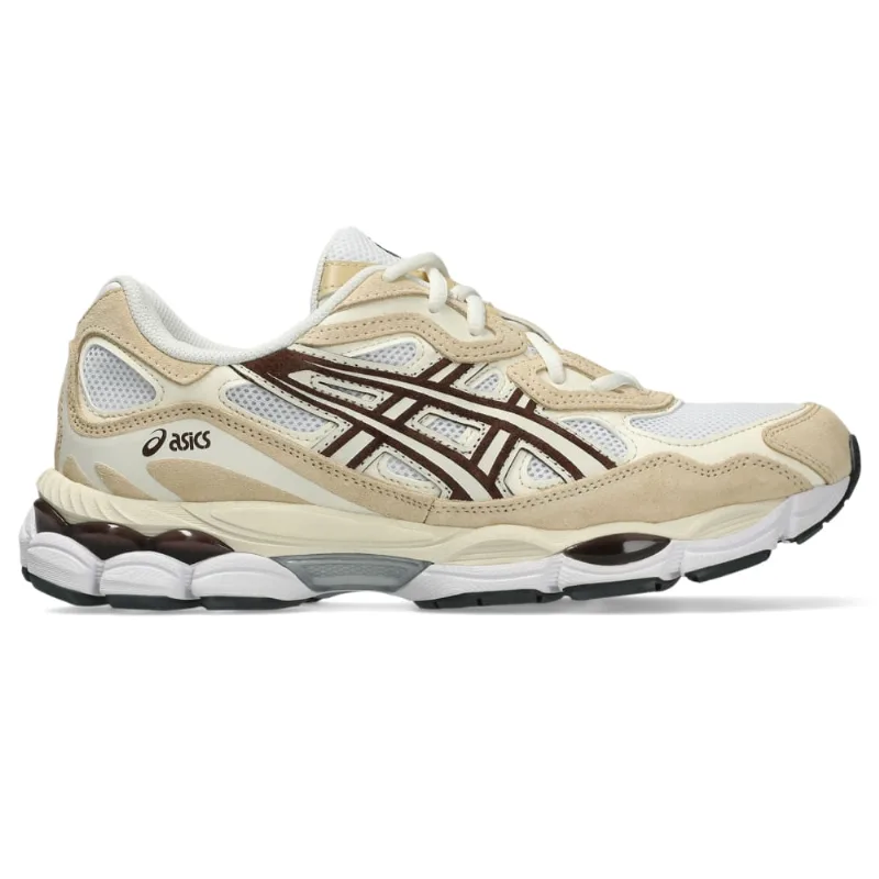 Tênis ASICS GEL-NYC - Unissex - Branco/Marrom - tam: 36