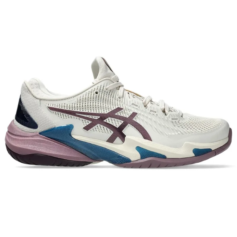 Tênis ASICS Court Ff 3 - Feminino - Bege/Roxo - tam: 37.5